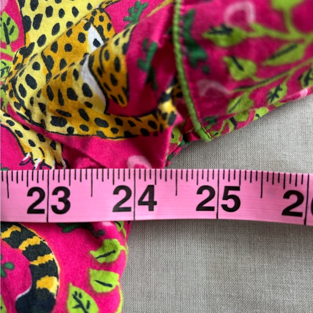 Printfresh Bagheera Leopard Print Pajama Set Pink and Yellow Organic Cotton XL - Picture 6 of 12